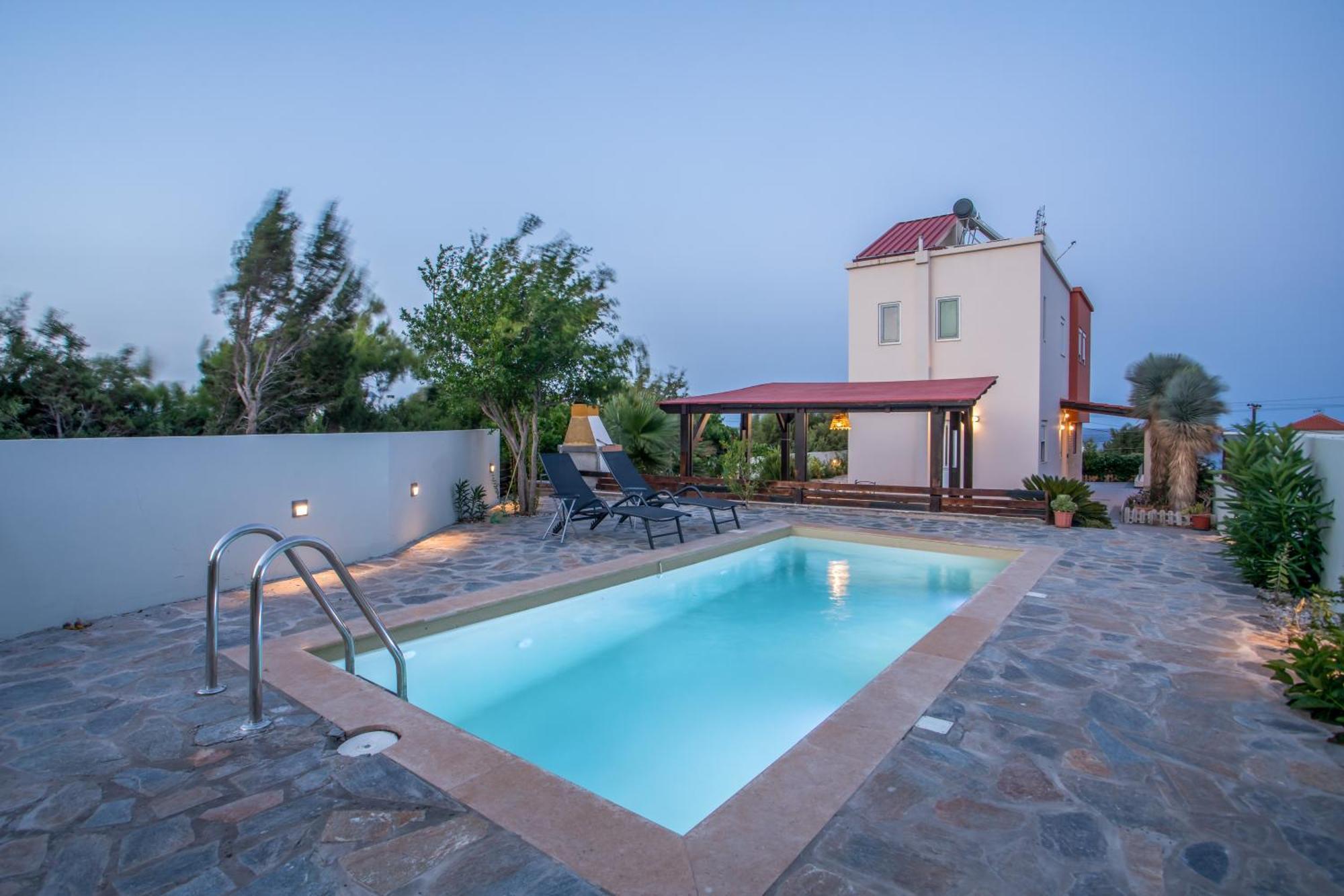 Verona Pool Villa Lakhania Bagian luar foto